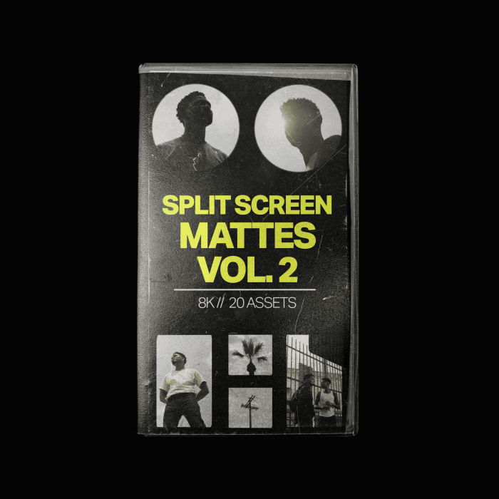 Tropic Colour Split Screen Film Mattes Vol. 2