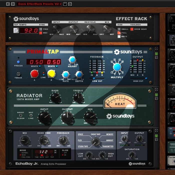 Oasis Music Library Oasis Effect Rack Presets Volume 2