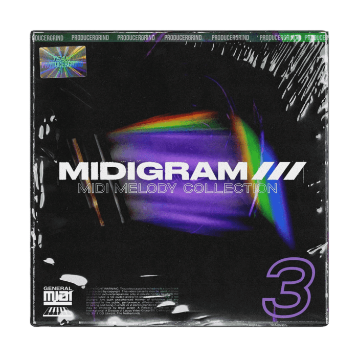 Producergrind Midigram Melody Collection Vol 3