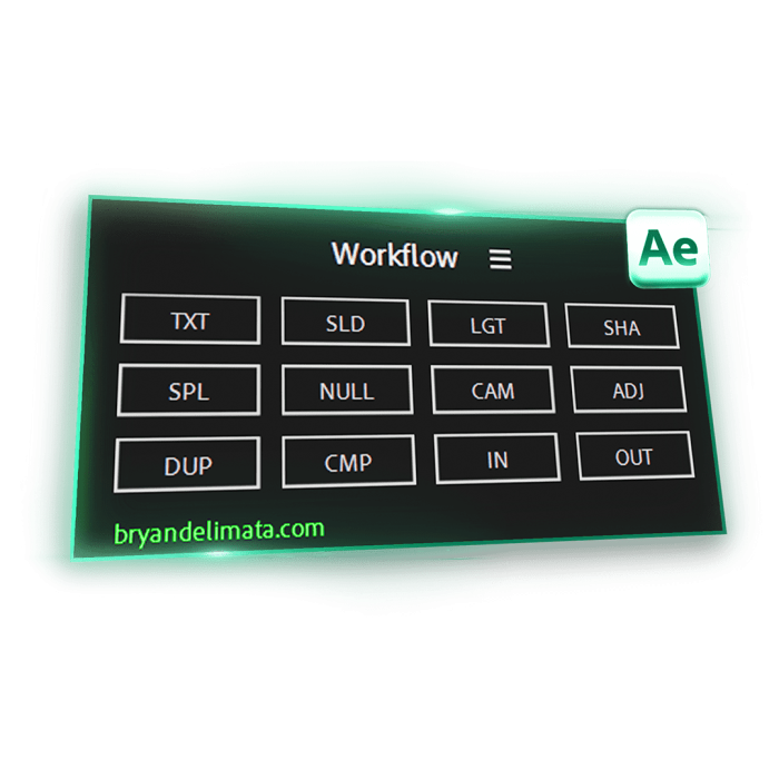 Bryan Delimata Workflow After Effects Plugin